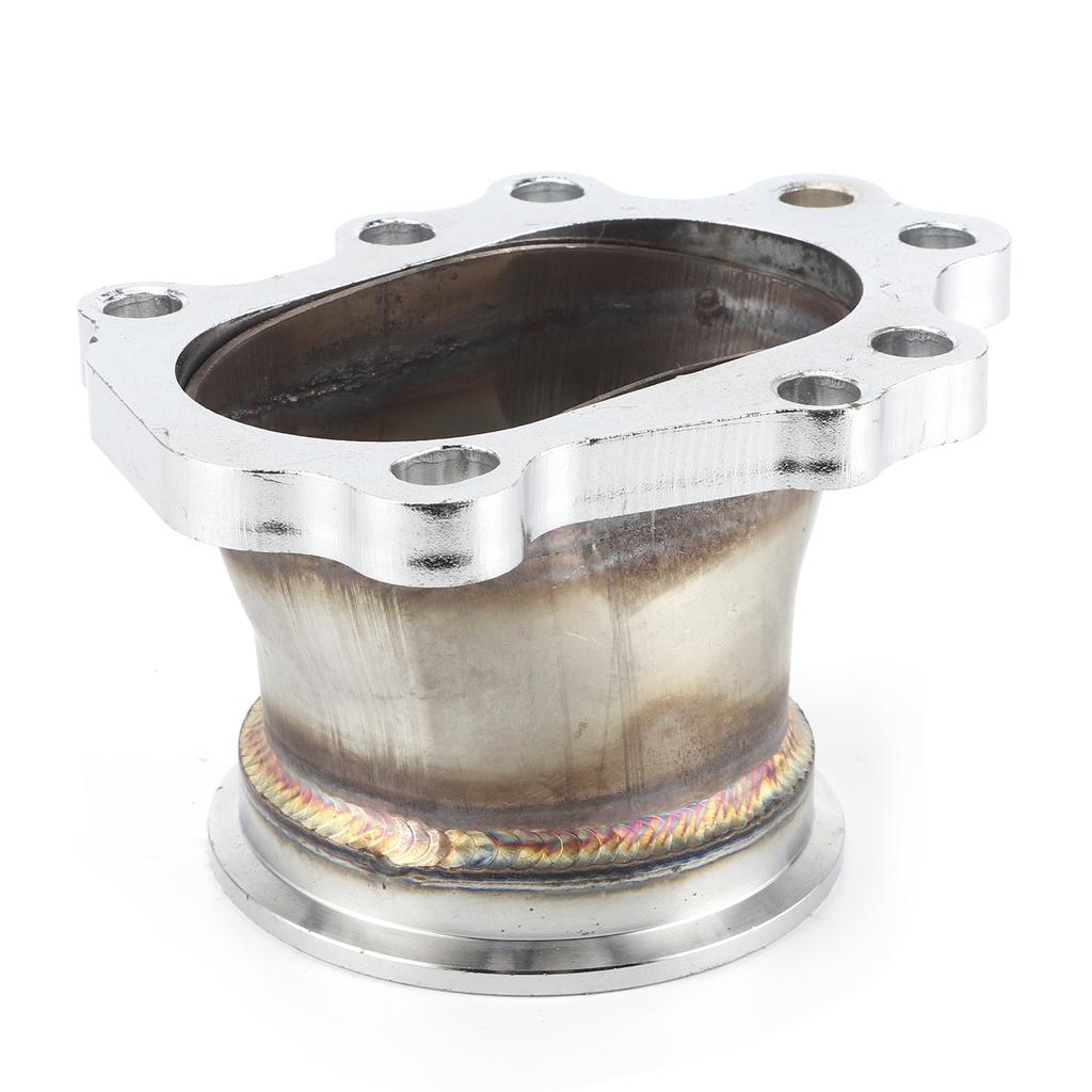 Turbo Adapter Flange 8 Bolts To 3in VBand Turbo Outlet Downpipe Fit for Garrett T25 T28 GT25 GT28
