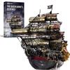 Piececool 3D Queen Sailing Pirate Metallic Nano 3D Metal Made of Assembly No Glue 5 Star Difficulty For Intermediate Collection Figurine Puzzle,