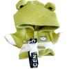 Animal Hoodie for 10cm Doll, Green (Frog) - Plush Clothes, Kigurumi Accessories, Otaku Activities, Doll Mascot, K-Pop Doll Costume [Used]