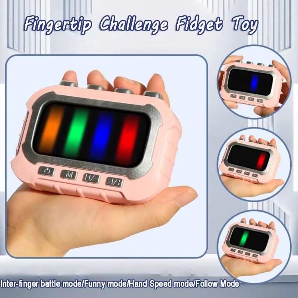 Electronic Kid Fingertip Fidget Toy Fast Press Puzzle Game Machine Music Rhythm Game Home Use