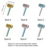 Self-Cleaning Pet Needle Comb Stainless Steel Dog Hair Remover Pet Massage Comb  Bath