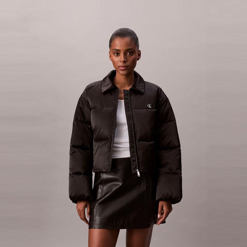 Calvin Klein Повседневная куртка свободного кроя с вышивкой букв, женская куртка 47D594G