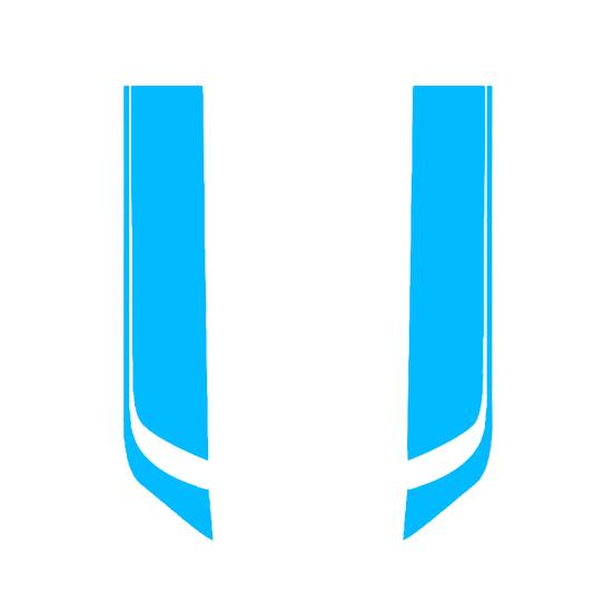 2шт гоночный автомобиль спортивные полосы капот наклейки водонепроницаемые наклейки DIY украшения