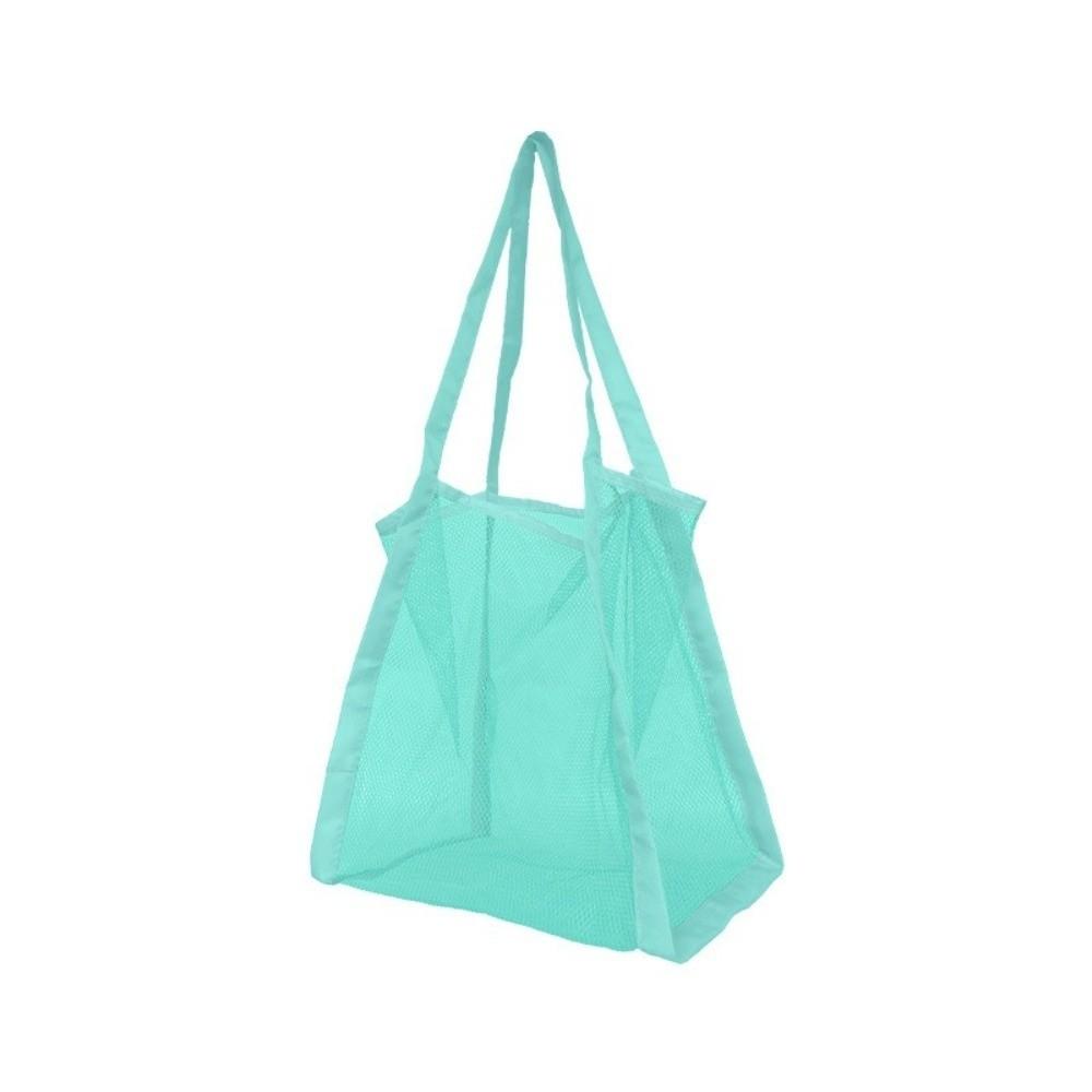 Sandproof Mesh Beach Bag Foldable Shoulder Storage Bag New Toiletry Bag Swimming