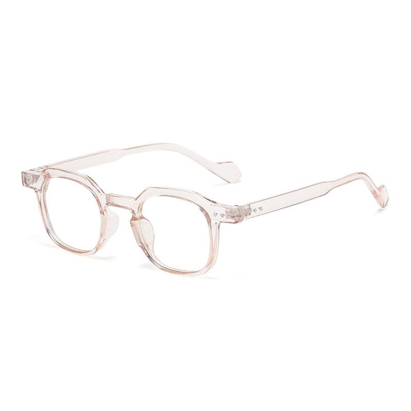  New Retro Small Square Men Glasses Frame Fashion Punk Eyewear Clear Anti-Blu-Ray Women Optical Frame Computer
