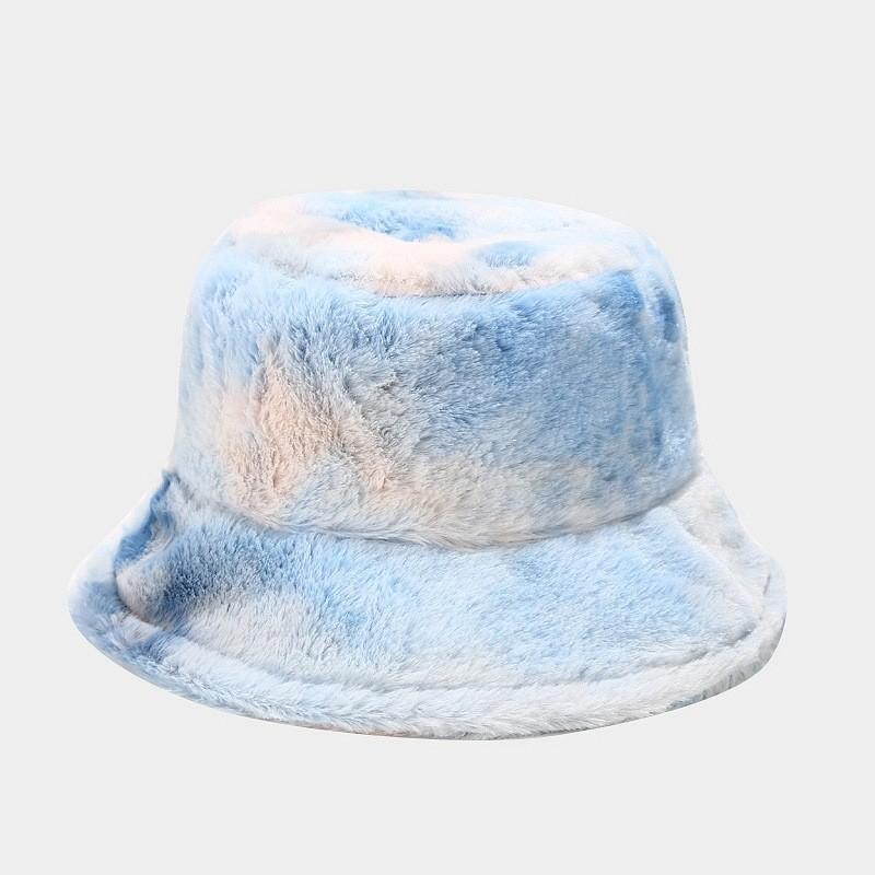 Winter Rainbow Fleece Fisherman Cap For Girls With Windproof And Sunblock Features