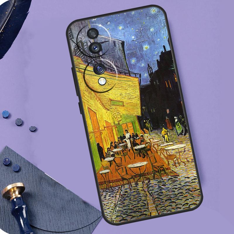 Чехол для телефона с картиной Ван Гога на масло Для Honor 90 Lite 70 50 Magic 5 6 Pro X6 X7 X8 X9 X6a X7a X8a X9a X9b X8b Чехол
