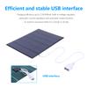 USB Solar Panel Charger 5W 6V Solar Charging Panel Monocrystalline Power Emergency Panels for Mobile Phone/3-5V Battery Charging