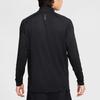 Nike Мужская дышащая футболка-лонгслив Stride HZ Midlayer с воротником-стойкой Черная HV2181-010