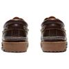 Timberland 3 Eye Boat Casual Leather Shoes Low Top Men Shoes Dark-Brown 30003020