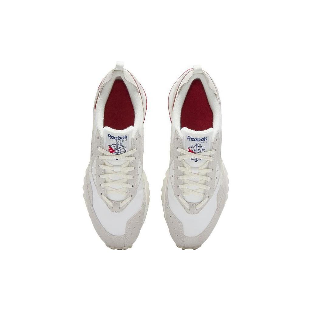 Reebok LX 2200 Chalk Flash Red Unisex Sneakers Cream Footwear-White HP7583