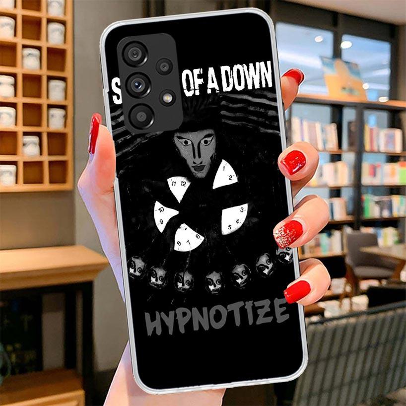 System Of A Down Phone Case For Samsung Galaxy A12 A22 A32 A52 A72 A02S Phone Case Note 20 Ultra 10 S10 Plus A51 A71 A50S A20S A