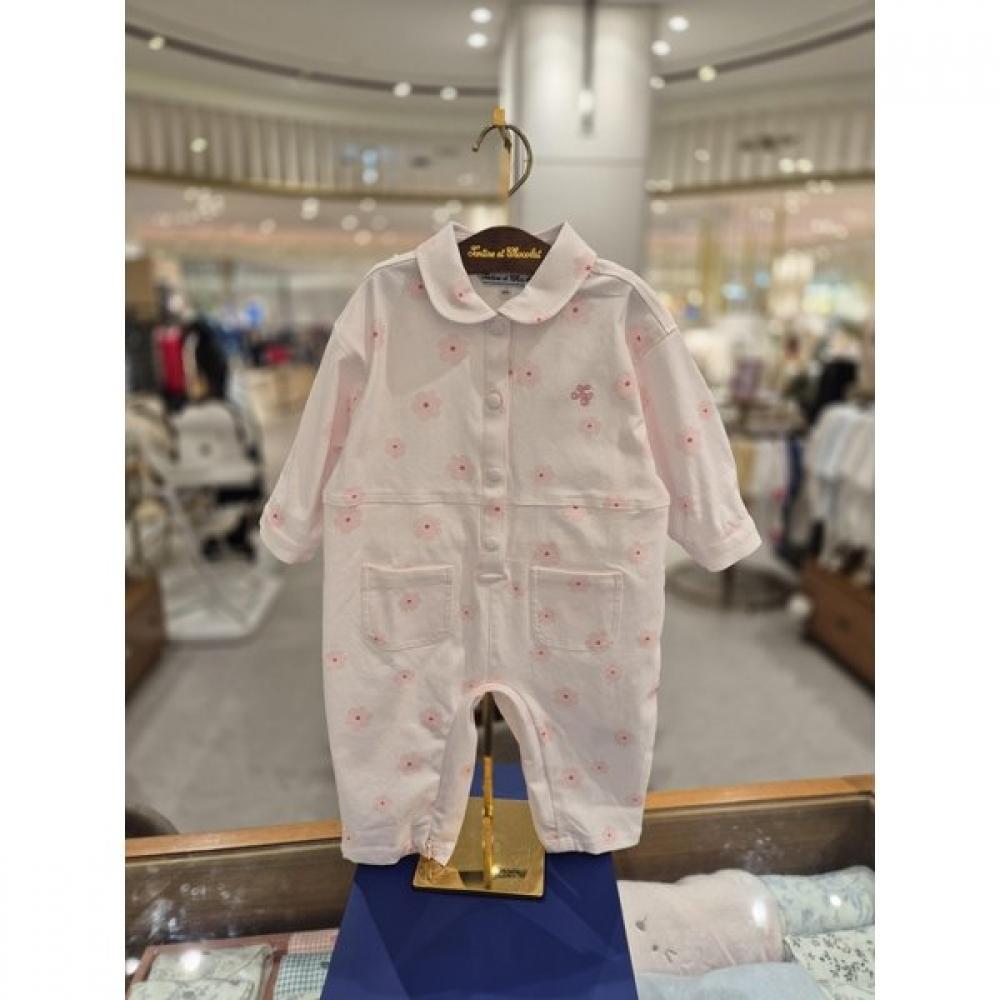 Chocola Baby 100 Days Gift Lori Flower Jumpsuit Ttpmqa022t