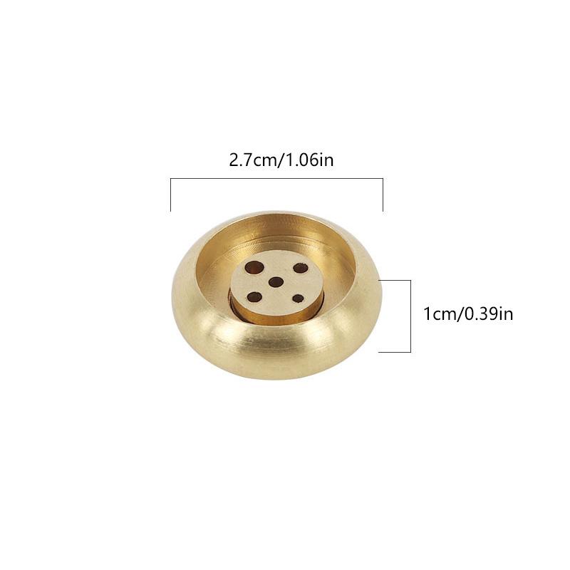 1 шт., домашний орнамент, пеплоуловитель, горелка, подставка, ароматические палочки, держатель для благовоний, латунный цветок лотоса