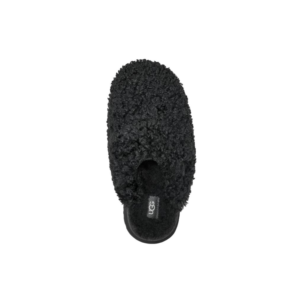 UGG Suede Versatile Fashion Open-Toe Slippers Women Slippers Black 1133171-BLK
