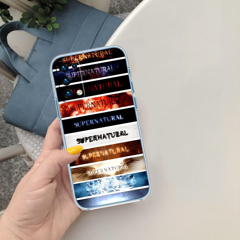 CJ95 S-Supernaturals Soft Shell Transparent Phone Case for Motorola Moto G7 G8 G9 G84 G85 G73 G24 G15 Z2 Play Power Plus