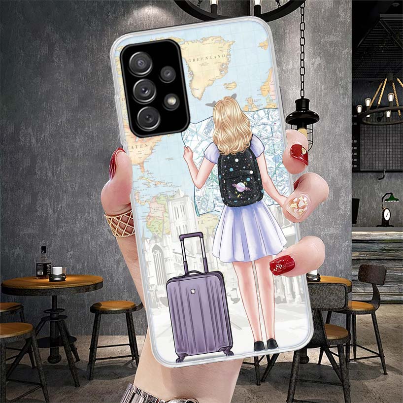 Лучшие подруги навсегда BFF Мягкий чехол для телефона для Samsung Galaxy A12 A22 A32 A52 A72 A02S A51 A50S A71 A70 A31 A20S Note 20 Ult
