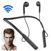 Bluetooth наушники с шейным ремешком, стерео беспроводные наушники-вкладыши, магнитные спортивные наушники с микрофоном для смартфона
