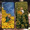 Эстетичный чехол с подсолнухами Ван Гога для Samsung A15 A13 A51 A71 A41 A31 A21S A03S A05 A12 A32 A52 A22 A23 A25 A33 A53 A73 5G
