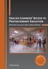 The English Learners' Access To Postsecondary Education : Neither College Nor Career Ready Book