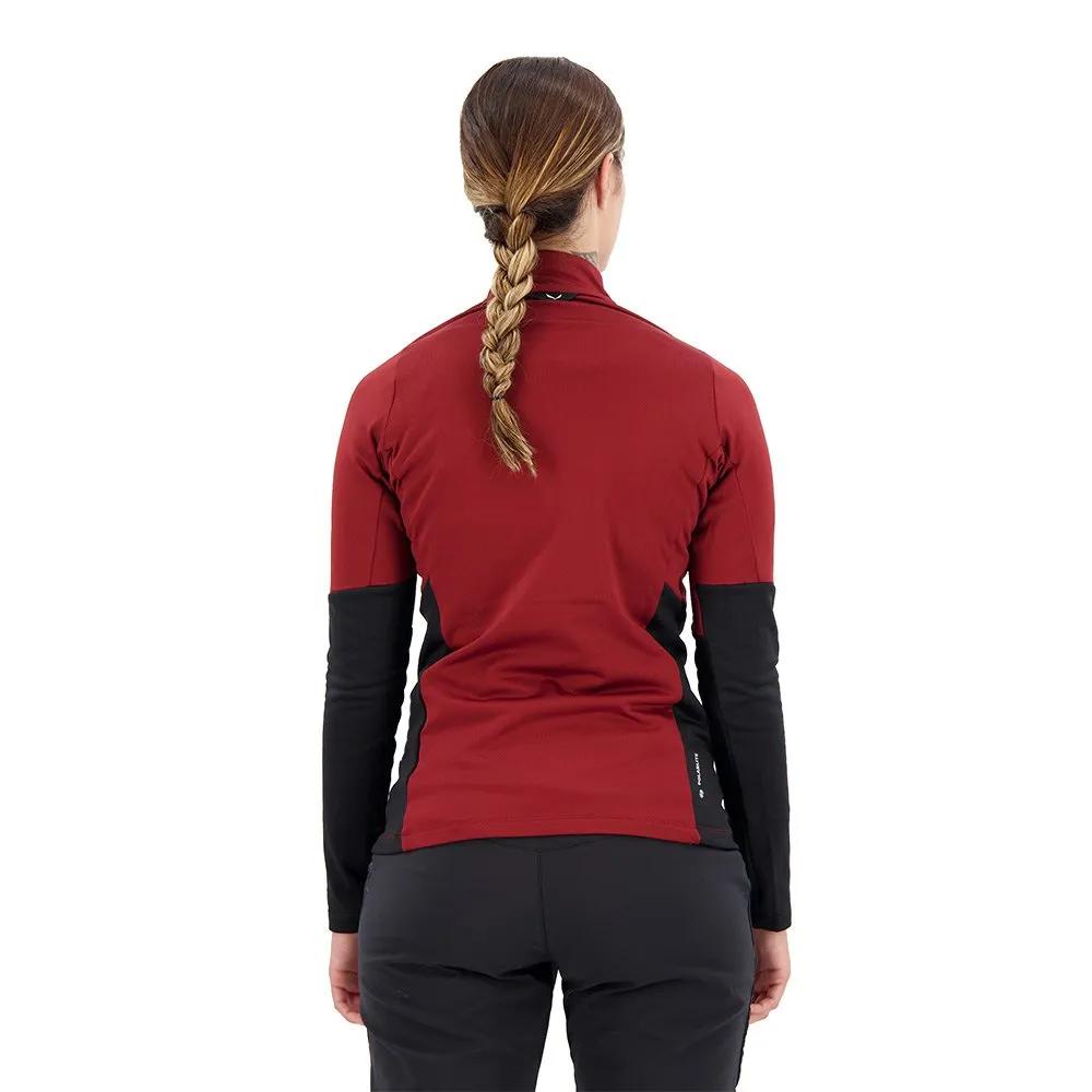 Salewa Флисовая кофта с полумолнией Puez Pullover