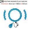 32/24/28 Section Adjustable Sport Hoops Abdominal Waist Exercise Detachable Hoola Massage Fitness Hoop Training Weight Loss
