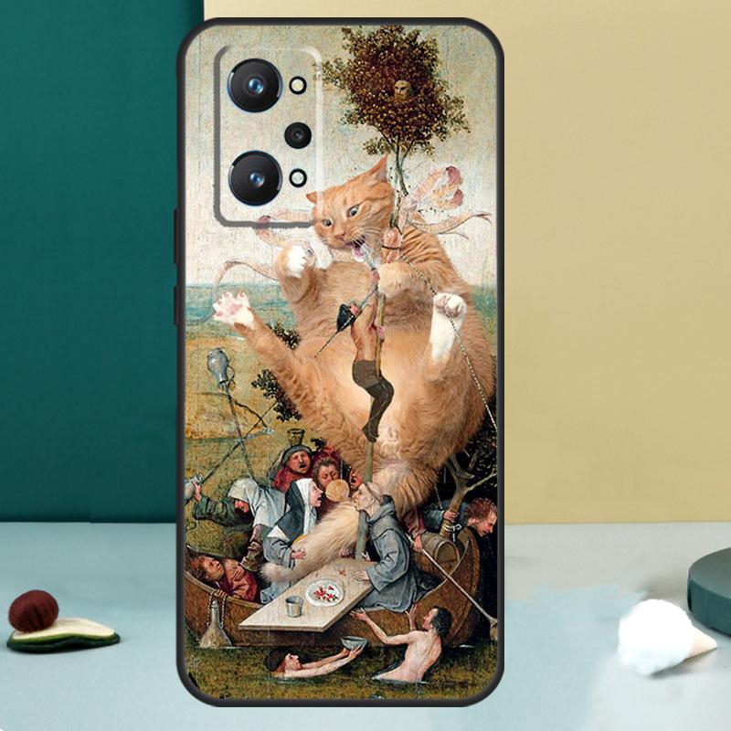 Искусство Иеронима Босха Для Realme 14 13 Pro Plus 10 11 12 GT 5 6 6T GT7 Pro C61 C55 C53 C51 C21Y C25S C75 C67 Чехол