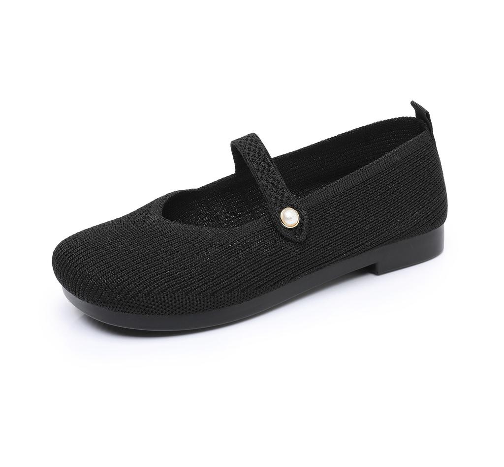 Обувь женская 2025 весна и лето новая дышащая износостойкая легкая обувь для мамы мягкая подошва нескользящая удобная обувь женская на одной педали