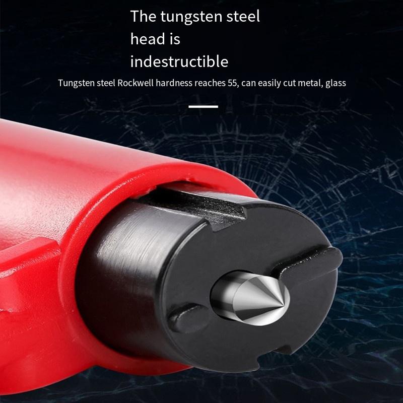 1PC Vehicle Multi-function Window Breaker Safety Hammer Escape Hammer Fearless of Water Pressure Second Glass Breaking Vehicle Emergency Rescue Hammer