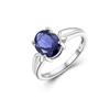100% Natural Iolite Gemstone Women Ring Fashionable 925 Sterling Silver Proposal,Engagement & Parties Fine Jewelry Gift