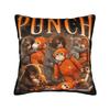 Punch Monkey Team Punch Pillowcases  Vintage Pillow Case For Chair Sofa Home Decor Design Pillow Cover