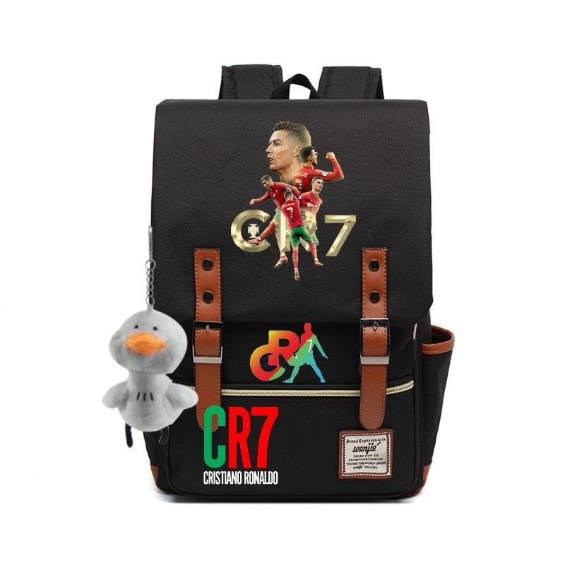Модный Аниме CR7 Подростковая Школьная Сумка Мужской и Женский Повседневный Рюкзак