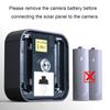 Водонепроницаемое зарядное устройство на солнечной панели с аккумулятором 2000 мАч для Blink XT XT2 и наружной камеры 3-го поколения для стабильного питания