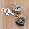 1 комплект в форме сердца Archaize навесные замки для багажа замок для журнала прочный замок для ключей безопасности