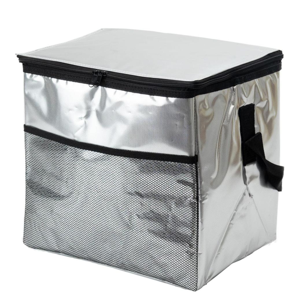 Asahi Koyo Insulated Soft Cooler 22L Holds 6 2L PET Includes Ice Pack Pack of 1 Bag, Aluminum, Bottles, Pocket, Compact, Foldable,