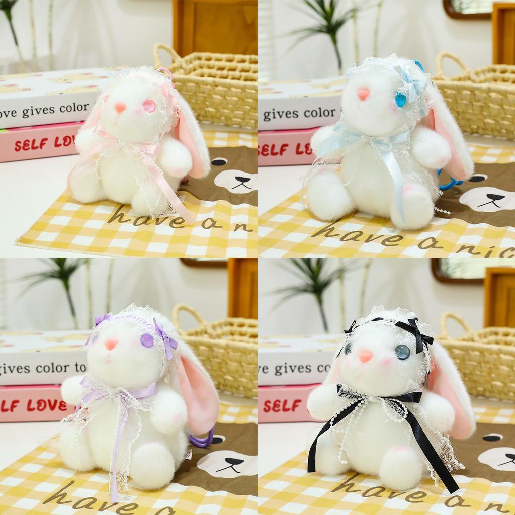 Cute Rabbit Plush Hanging Ornament For Women And Men Bag Accessories