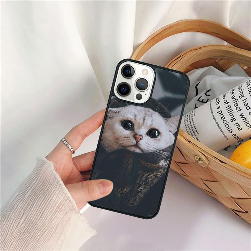 Милый питомец Милое животное кошка Чехол для телефона Для iPhone 17 Air 16 15 14 11 12 13 Pro MAX Plus coque Чехол-оболочка
