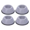 4 Pcs Washing Machine Feet Pads 10cm Grey Strong Bearing Shock Absorption Washing Machine Foot