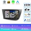 Автомобильный радиоприемник Android 14 Навигация Мультимедийный проигрыватель для Seat Leon 2 MK2 LHD 2005 - 2012 Carplay Auto Stereo Wi-Fi+4G видео AI voice