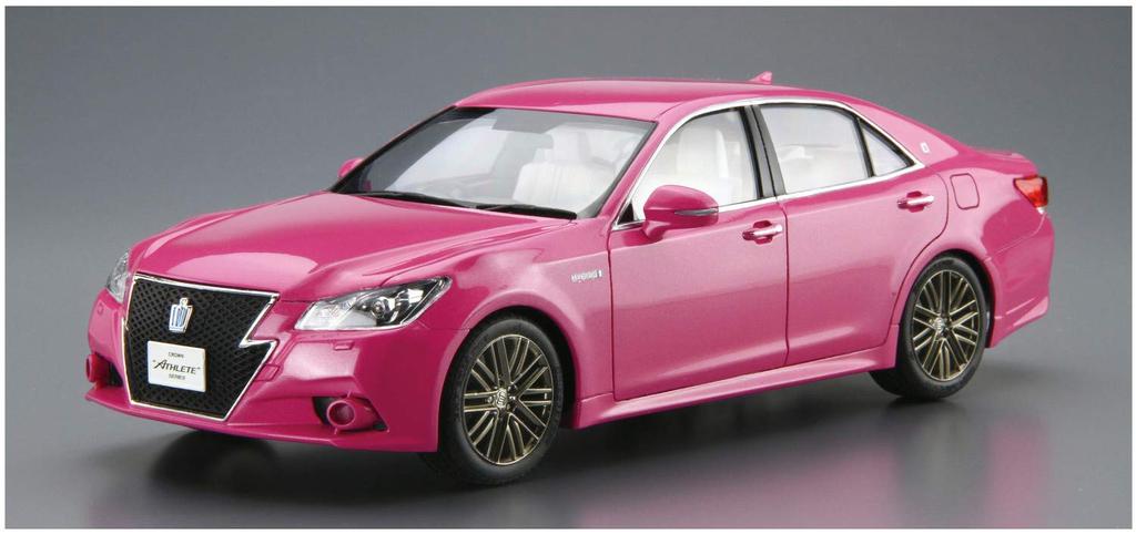 Aoshima Bunka Kyozaisha The Model Car Series Toyota Crown Athlete G 2015 Plastic Model 1/24 No.42 GRS214/AWS210