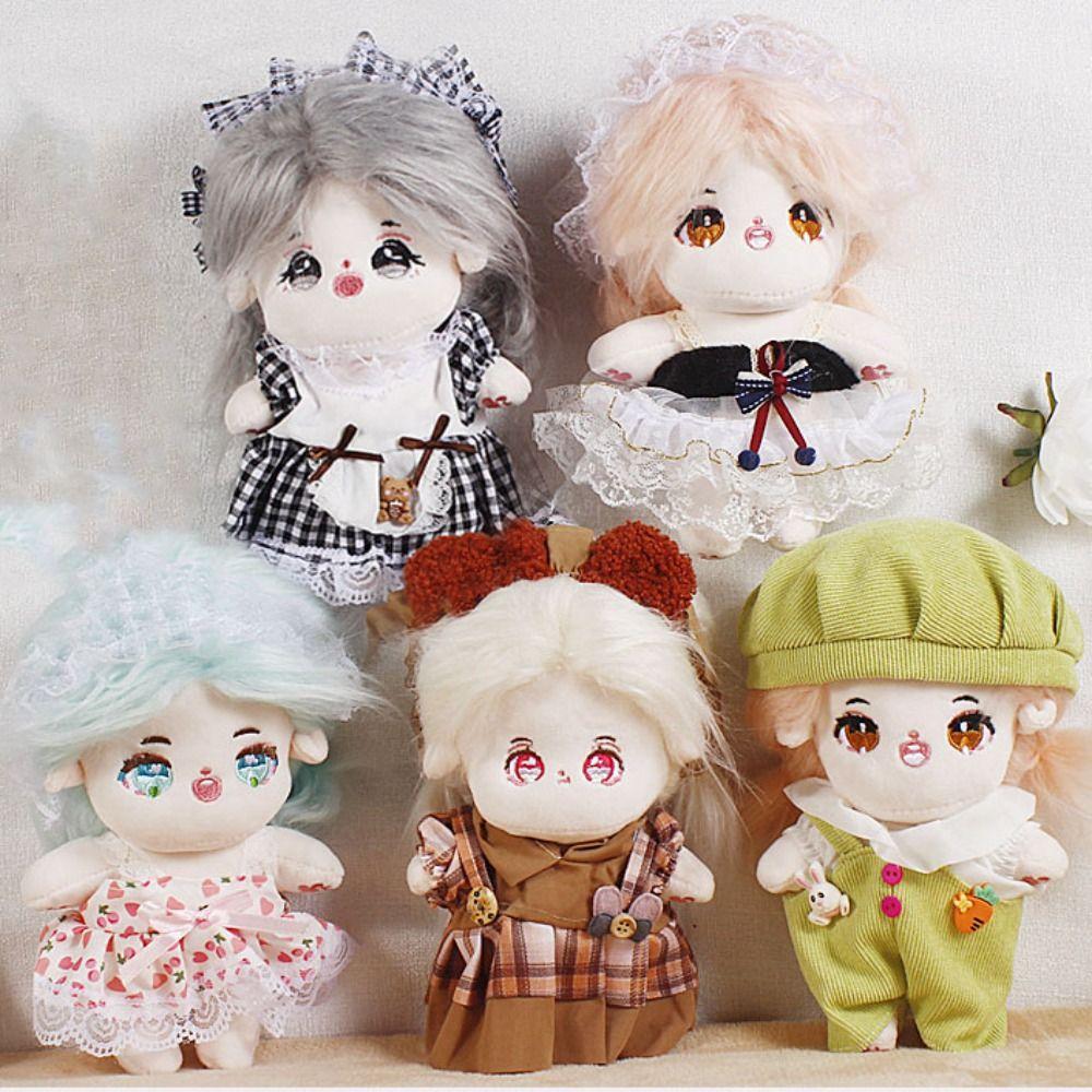 Cute Doll Lovely Clothes 12 Styles Plush Dolls Clothes Accessories  20cm Cotton Doll/EXO Idol Dolls