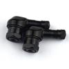 2pcs Air Valve Aluminum Alloy 90 Degree L Shape Leakproof Design Universal Wheel Valve