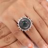 Natural Moss Agate Gemstone 925 Sterling Silver Jewelry Handmade Partywear Ring RR-49-23