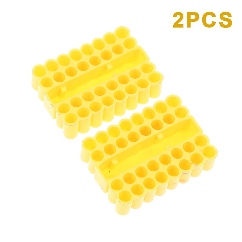 1/2/5Pcs Bit Holder 32 Holes Bit Hex Shank Organiser Screwdriver Bit Holder Drill For Storage For 6.35Mm Shank Storage Box