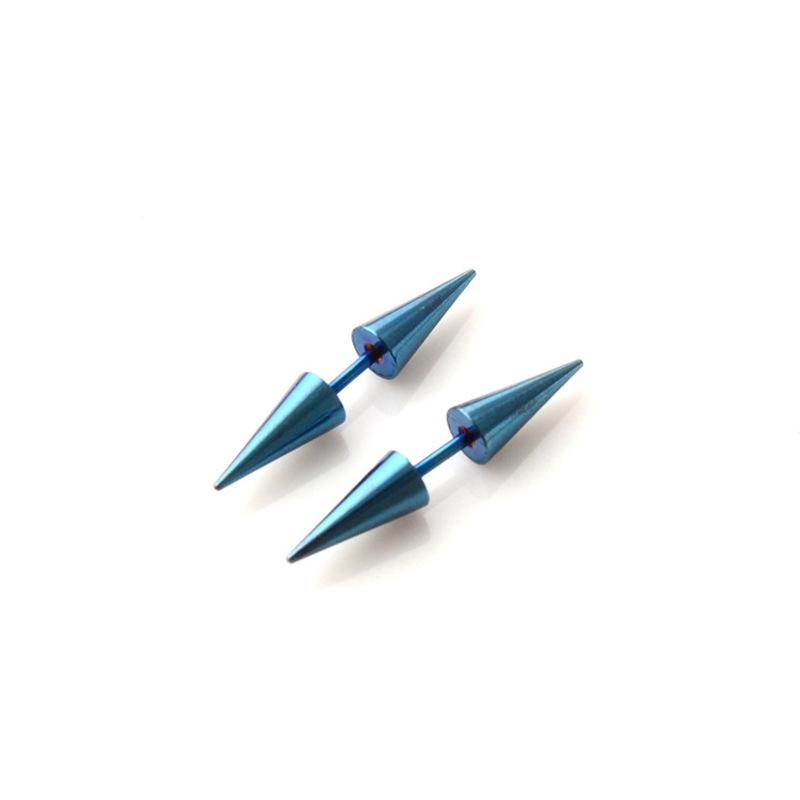 Серьги-гвоздики в европейском и американском панк-стиле с шипами в форме гантелей — титановая сталь, модный минималистичный дизайн для мужчин и женщин.