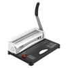 Binding Machine, Comb Binding Machine 21-Holes Binding 450 Sheets, Book Binder Machine with 100 PCS 3/8'' Comb Binding Spines, for Letter Size, A4, A5