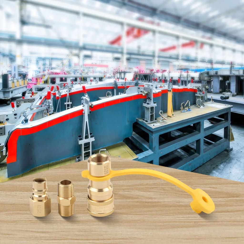 Детали Газовый Быстроразъемный Соединитель Природный Газ Замена Пропанового Газа Цельная Латунь Подходит Для Гриля 3/8 Дюйма Аксессуары