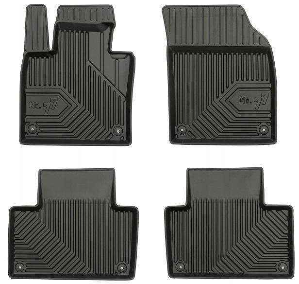 Set 77 Rubber Mats And Cover Volvo Xc90 2 From 2014-