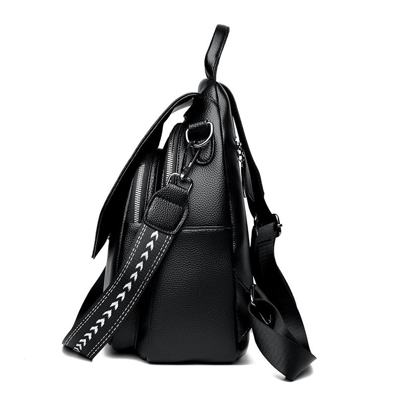 Женский рюкзак из мягкой кожи, дорожная сумка из искусственной кожи