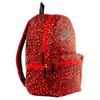 Nike Polyester Backpack Regular Unisex Red Leopard Print Casual BA5761-634